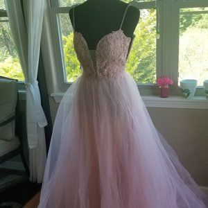 Pink Sherri Hill prom dress